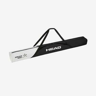 Превью  Чехол для горных лыж HEAD Rebels Single Skibag 197 см Black/White (383933)
